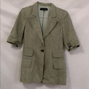 NANETTE LEPORE LINEN BLEND BLAZER SIZE 4